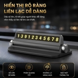 (KH) (bảng số 2) Bảng số điện thoại kèm giá đỡ 6 dãy số màu
