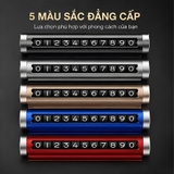 (KH) (BDT05) Bảng số điện thoại bằng nhôm dạng xoay