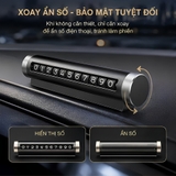 (KH) (BDT05) Bảng số điện thoại bằng nhôm dạng xoay
