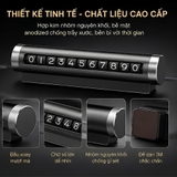 (KH) (BDT05) Bảng số điện thoại bằng nhôm dạng xoay