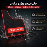 (KH) Bộ 2 tấm cao su chắn bùn thể thao KT 27x23cm kèm ốc vít - Size vừa