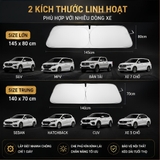 (KH) Tấm che nắng trong kính lái ô tô gấp gọn thông minh - phủ bạc titan chống nóng