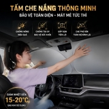 (KH) Tấm che nắng trong kính lái ô tô gấp gọn thông minh - phủ bạc titan chống nóng