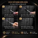 [HOT] Bộ Dụng Cụ Vá lốp khẩn cấp Bằng Vít chuyên dụng - Không cần tháo lốp (Bộ đầy đủ)