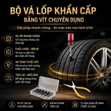 [HOT] Bộ Dụng Cụ Vá lốp khẩn cấp Bằng Vít chuyên dụng - Không cần tháo lốp (Bộ đầy đủ)