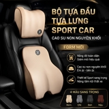(Bán lẻ) Tựa đầu và tựa lưng ruột cao su non Sport fom mới 2023