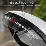 Bộ 2 miếng vè che mưa trong suốt logo hãng - VCM