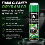 (KH) Xịt bọt đa năng vệ sinh ghế da nội thất màu xanh Dyramid