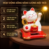 (KH) Chú mèo thần tài vẫy tay bằng năng lượng mặt trời
