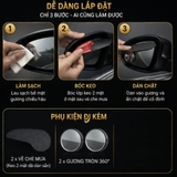 gương cầu lồi ô tô SEAMETAL Gương Chiếu Hậu Tròn Nhỏ Tự Động Đảo Ngược Điểm Mù 360 Độ Đa Năng