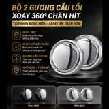 Bộ 2 gương có viền xoay 360