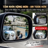 GƯƠNG CẦU LỒI CHÍNH HÃNG 3R - gương cầu chiếu hậu siêu to