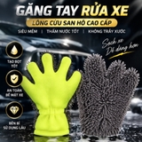 Găng Tay Lông Cừu San Hô Mềm Mại Thấm Hút Nước Vệ Sinh Cửa Kính Xe Hơi
