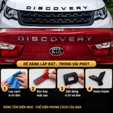 (KH) Chữ nổi 3D Discovery dán nắp capo màu