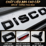 (KH) Chữ nổi 3D Discovery dán nắp capo màu