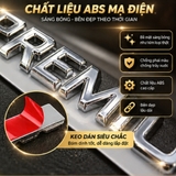 (KH) Tem dán chữ kim loại gắn trang trí ô tô xe máy