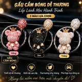 Gấu cầm bóng cửa gió đính đá