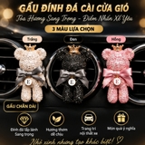 Sáp Thơm Cài Cửa Gió Gấu Popobe Đính Đá