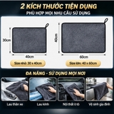 (KH) Khăn Lau Đa Năng Cao Cấp Superfine Fiber 600gms | Siêu Thấm – Không Xước