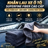 (KH) Khăn Lau Đa Năng Cao Cấp Superfine Fiber 600gms | Siêu Thấm – Không Xước