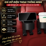 (KH) Móc treo đồ kiêm giá đỡ cốc 2 in 1 sau ghế tiện ích