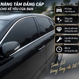 🚗 Cuộn Nẹp Viền Trang Trí Chân Kính Ô Tô Mạ Crom đủ size