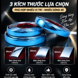 🚗 Cuộn Nẹp Viền Trang Trí Chân Kính Ô Tô Mạ Crom đủ size