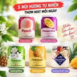 [5 Mùi Hương] Lon Sáp Thơm MiNi Triết Xuất Từ Hoa Quả Thiên Nhiên Cô Đặc Khử Mùi Chống Say xe Mang Lại Hương Thơm Dễ Chịu
