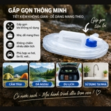 Thùng Đựng Nước Gấp Gọn Đi Du Lịch Dã Ngoại Siêu Nhẹ 5L 10l 15L