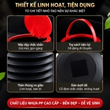 Thùng rác lò xo co giãn 4L mini