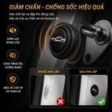 Nút giảm chấn logo hãng xe màu đen - NGC