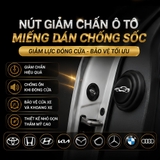Nút giảm chấn logo hãng xe màu đen - NGC