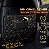Tấm chắn lưng ghế ô tô Da PU bảo vệ hàng sau - chống nước dễ dàng lau chùi