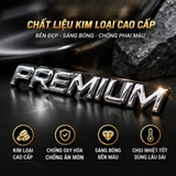 (KH) Tem dán chữ kim loại gắn trang trí ô tô xe máy