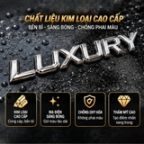 (KH) Tem dán chữ kim loại gắn trang trí ô tô xe máy