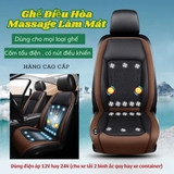 Lót ghế điều hoà - Đệm ngồi thoáng khí mùa hè Vỏ bọc ghế 12v / 24v có quạt làm mát ghế