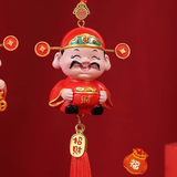 Khánh treo xe, Dây treo trang trí xe hơi, nhà cửa hình ông thần tài may mắn tài lộc
