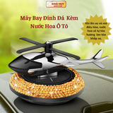 Máy Bay Đính Đá Trang Trí Taplo Xe Hơi