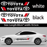 Bộ 02 Tem Dán Sườn Có Logo Hãng Xe Ô Tô, Decal Sticker Dán Xe Hơi Phong Cách Thể Thao Cá Tính