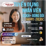 TIN TUYỂN DỤNG - CẦN GẤP - ĐI LÀM LUÔN ( có thưởng cho người giới thiệu)