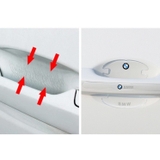 Bộ dán sillicon hõm + tay nắm chống va đập các hãng
