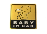 Tem dán phản quang Baby In Car  size 11x11cm
