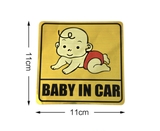 Tem dán phản quang Baby In Car  size 11x11cm