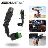 Giá đỡ treo gương xoay 360 độ ( mặt xám + mặt xanh)