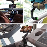 Giá đỡ treo gương xoay 360 độ ( mặt xám + mặt xanh)