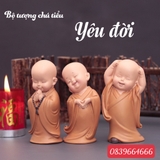 set 12 tượng ô su áo nâu 12 tư thế