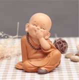 set 12 tượng ô su áo nâu 12 tư thế