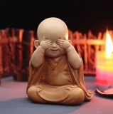 set 12 tượng ô su áo nâu 12 tư thế