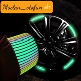 Set 20 miếng dán phản quang 7 màu sắc cầu vồng