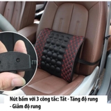 Gối đệm lưng điện massage trên xe ô tô , xe hơi